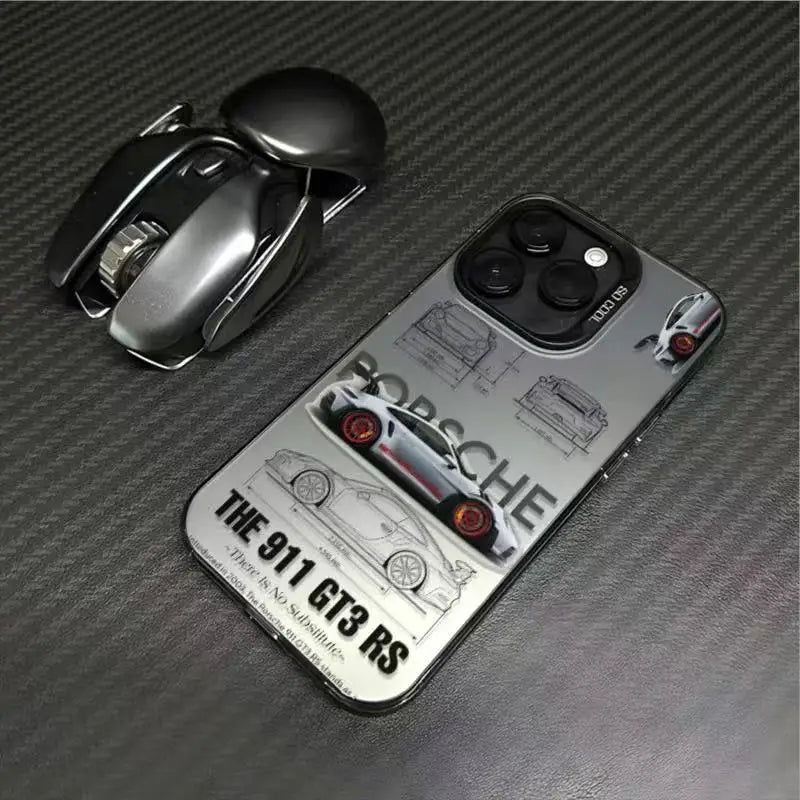 Cars Trendy brand cars Phone Case For iPhone 17 16e 16 15 14 13 12 11 Pro Max 17 Air XR XS Matte Shockproof Soft Cover